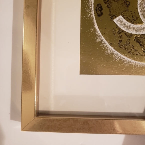 💖One Authentic CHANEL Ltd Ed Box Sleeve framed in 12x12 Luxe Gold Display Case - Picture 5 of 11